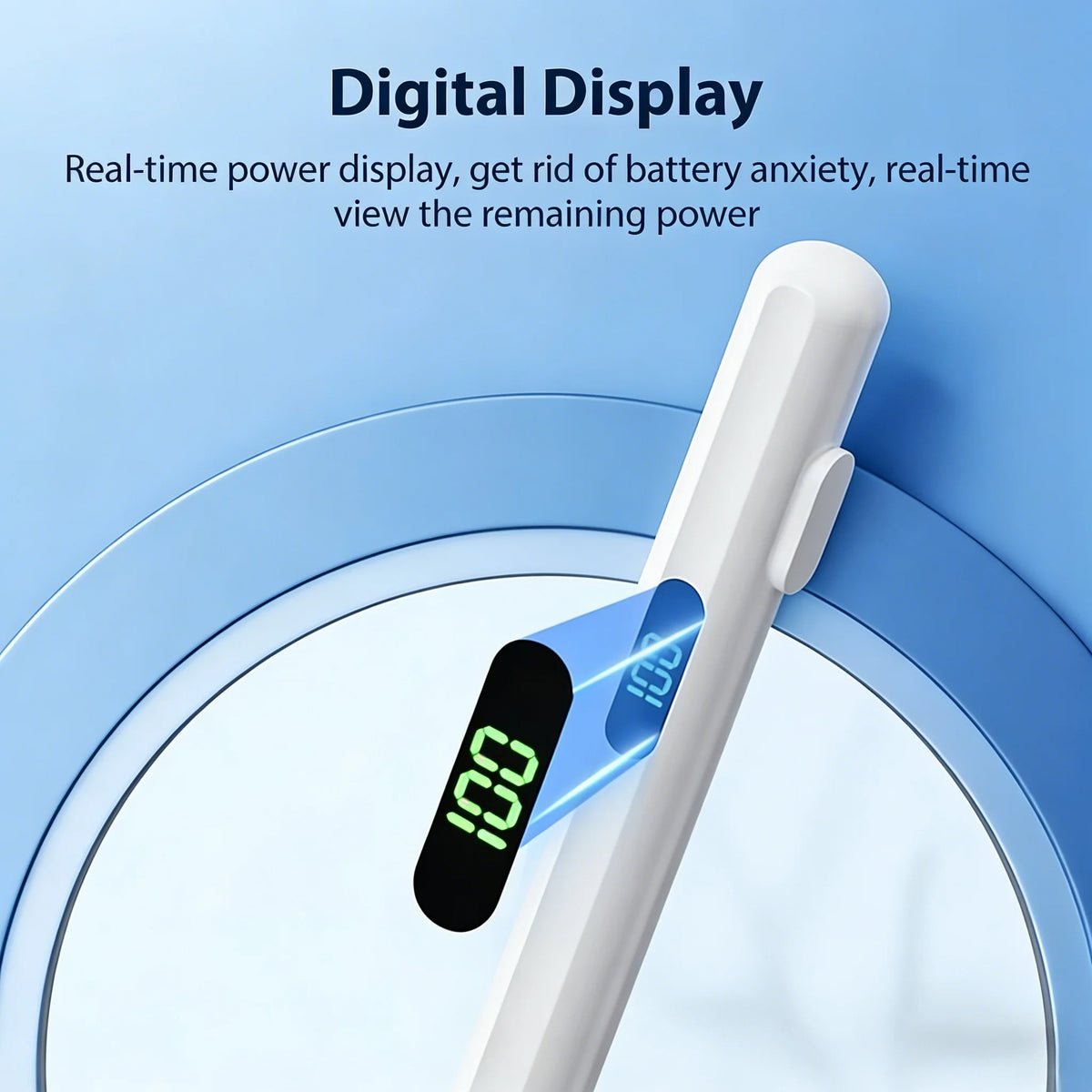 iPad Stylus Pen – LED Power, Palm Rejection, Tilt 2018–2025 iPad Stylus Pen Axl