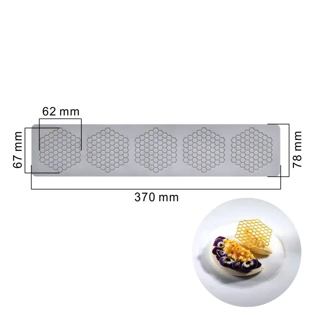 Silicone Cake Lace Mold – Fondant, Butterfly & Honeycomb Silicone Cake Mold Axl Style G