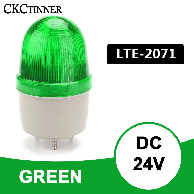 LED Strobe Warning Light 12V 24V 220V – Flashing Signal Indicator Warning Indicator Light Axl Green 24V