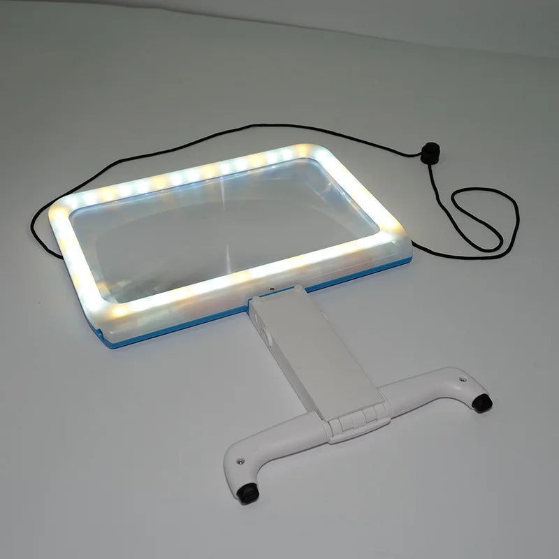 2X Hands-Free Neck Magnifier – Flexible Magnifying Glass Loupe Hands-Free Magnifier Axl