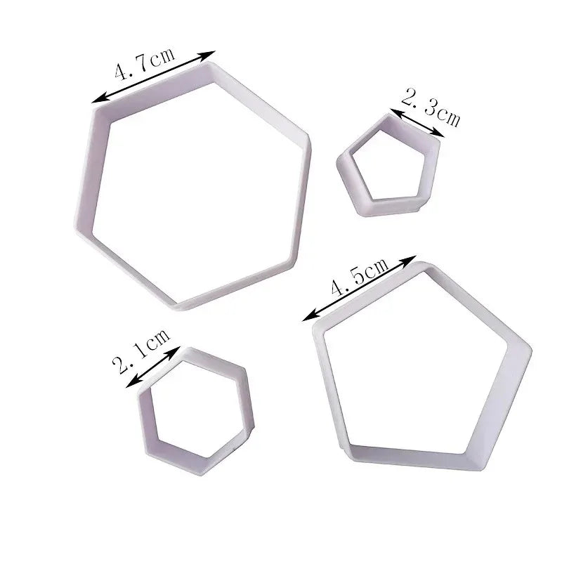 Football Fondant Cookie Cutter Set – 4 Pc Cake Decorating Molds Cookie Cutter Set Axl 1set