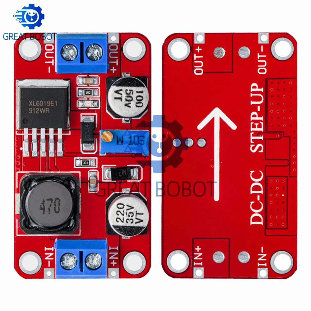 XL6019 DC-DC Boost Module – Adjustable Step-Up Converter Boost Converter Module Axl