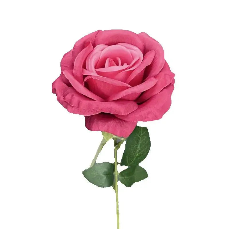 8 Artificial Silk Long Stem Rose Branches – Wedding Floral Decor Artificial Silk Flowers Axl