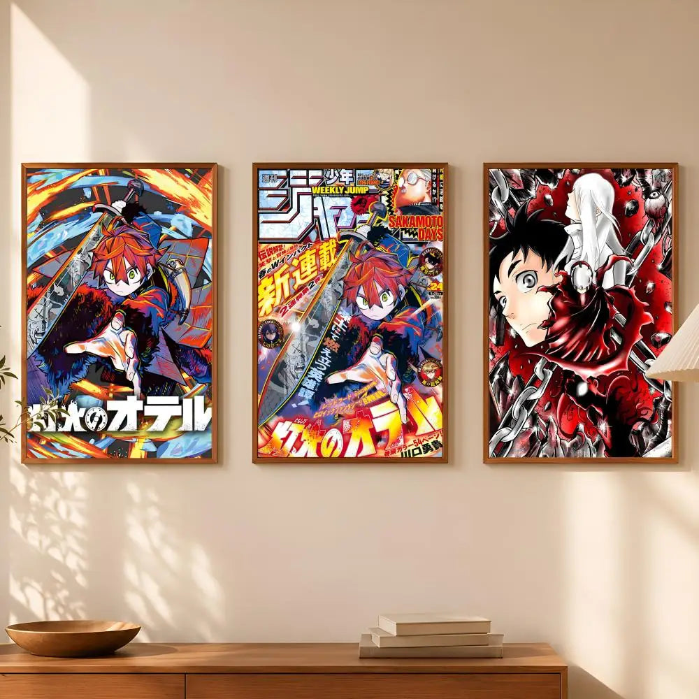 Deadman Wonderland Anime Poster – HD PVC Self-Stick Wall Art Anime Wall Poster Axl