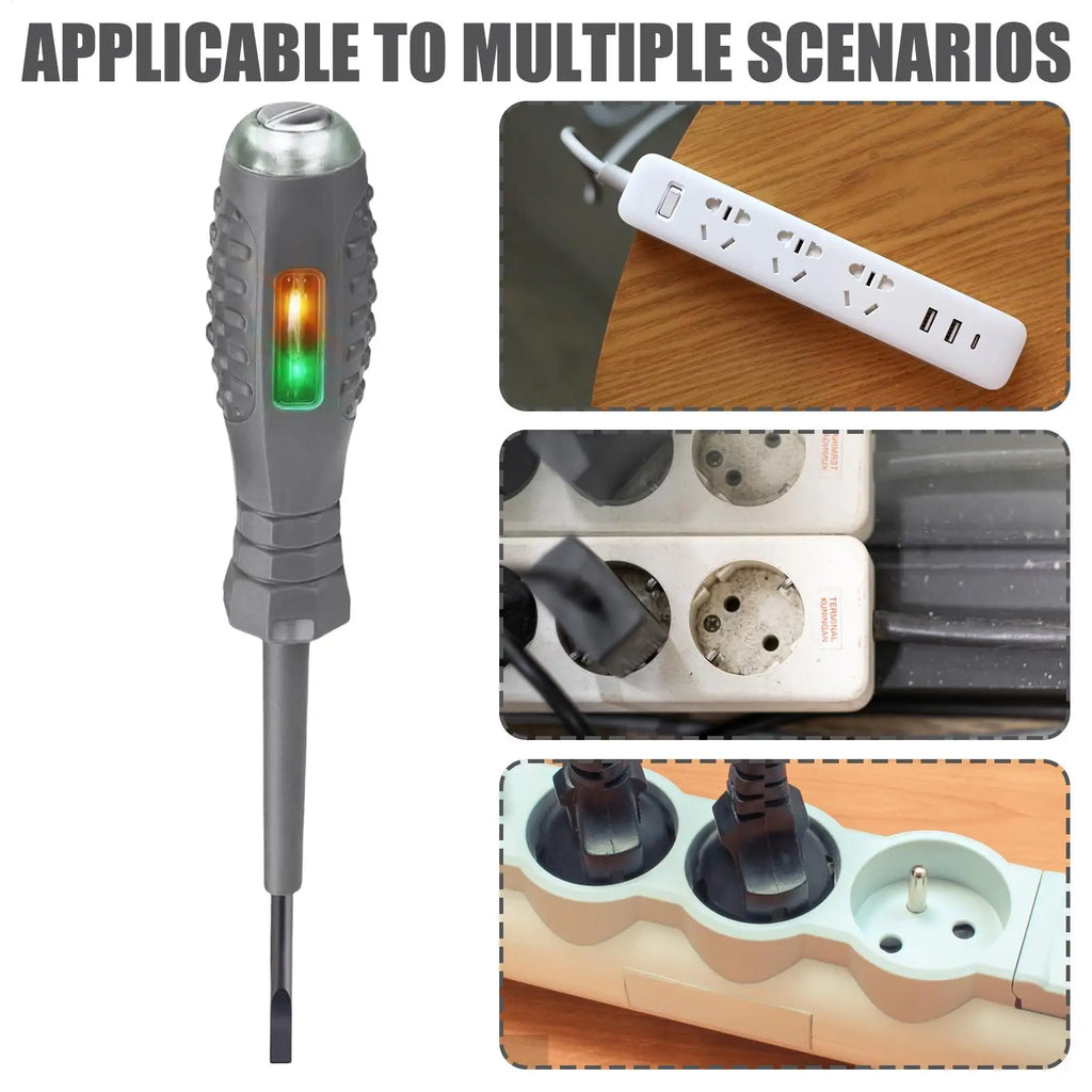 2-in-1 Voltage Tester Screwdriver – Magnetic Electric Pen Tool Voltage Tester Screwdriver Axl