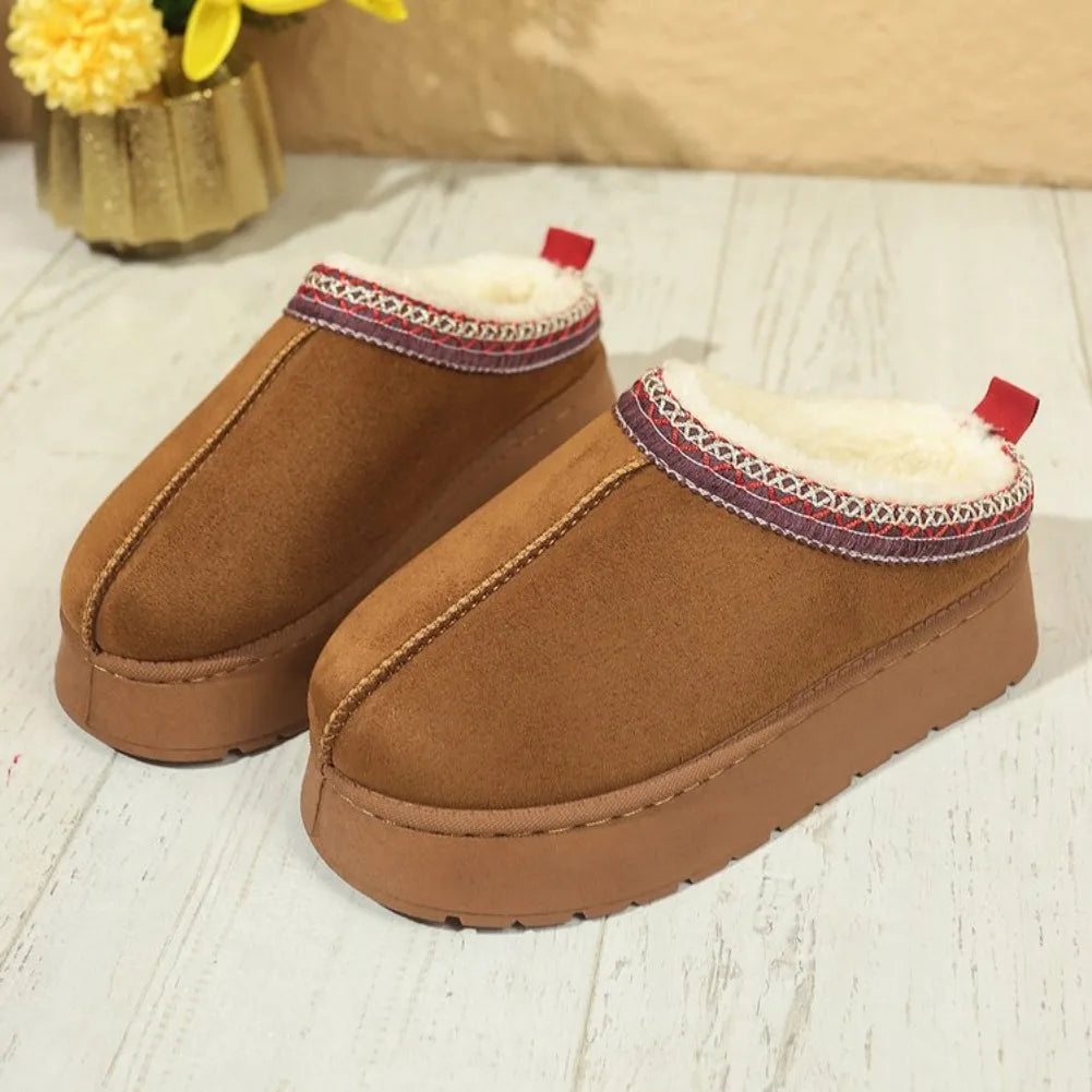 Women's Winter Snow Boots – Cozy Slip-On Platform Ankle Boot Women's Snow Boots Axl