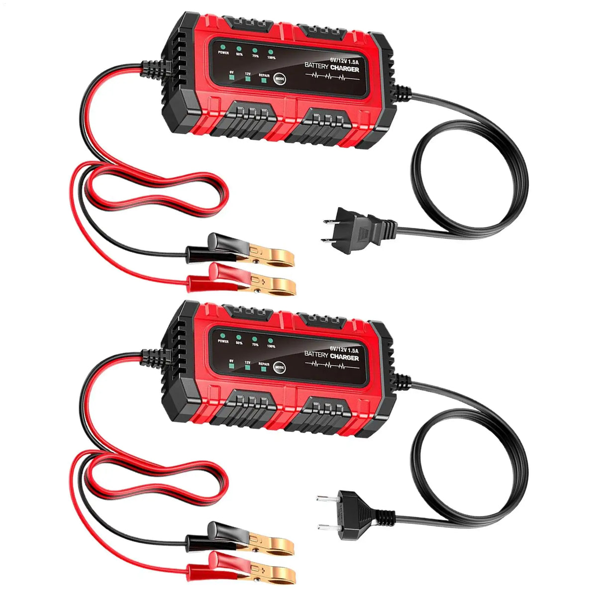 6V 12V Smart Battery Charger & Trickle Maintainer | Car & Motorcycle Battery Charger Maintainer Axl