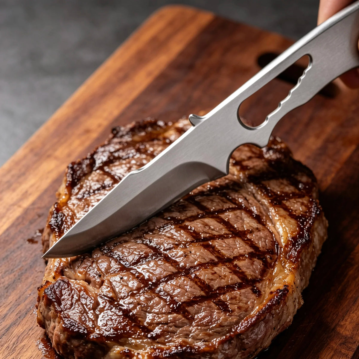 Mirror Polished Stainless Steel Fruit & Steak Knife – Bottle Opener Multi-Function Kitchen Knife Axl