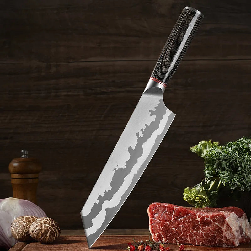 XUAN FENG Folding Fruit Knife – D2 Steel & Wooden Handle Folding Paring Knife Axl