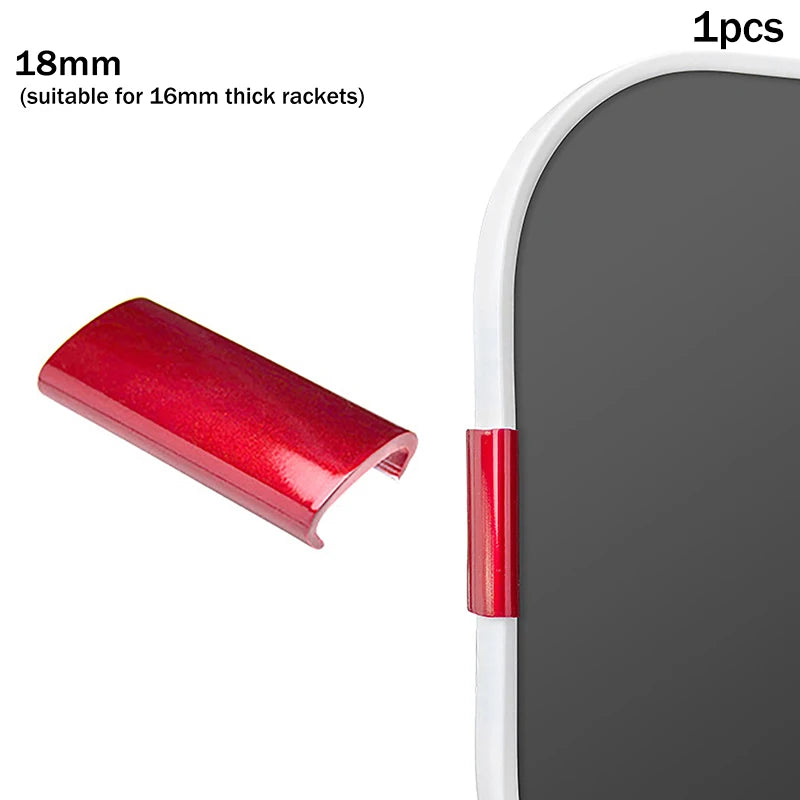 Pickleball Paddle Weight Clips 45×18mm TPU Snap Fastener Paddle Weight Clip Axl Red 1PCS