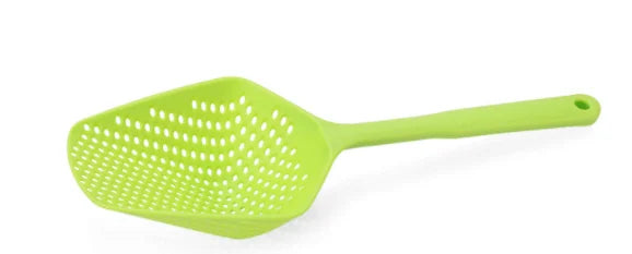 Nylon Scoop Colander – Large Food Strainer Kitchen Gadget Kitchen Colander Strainer Axl green