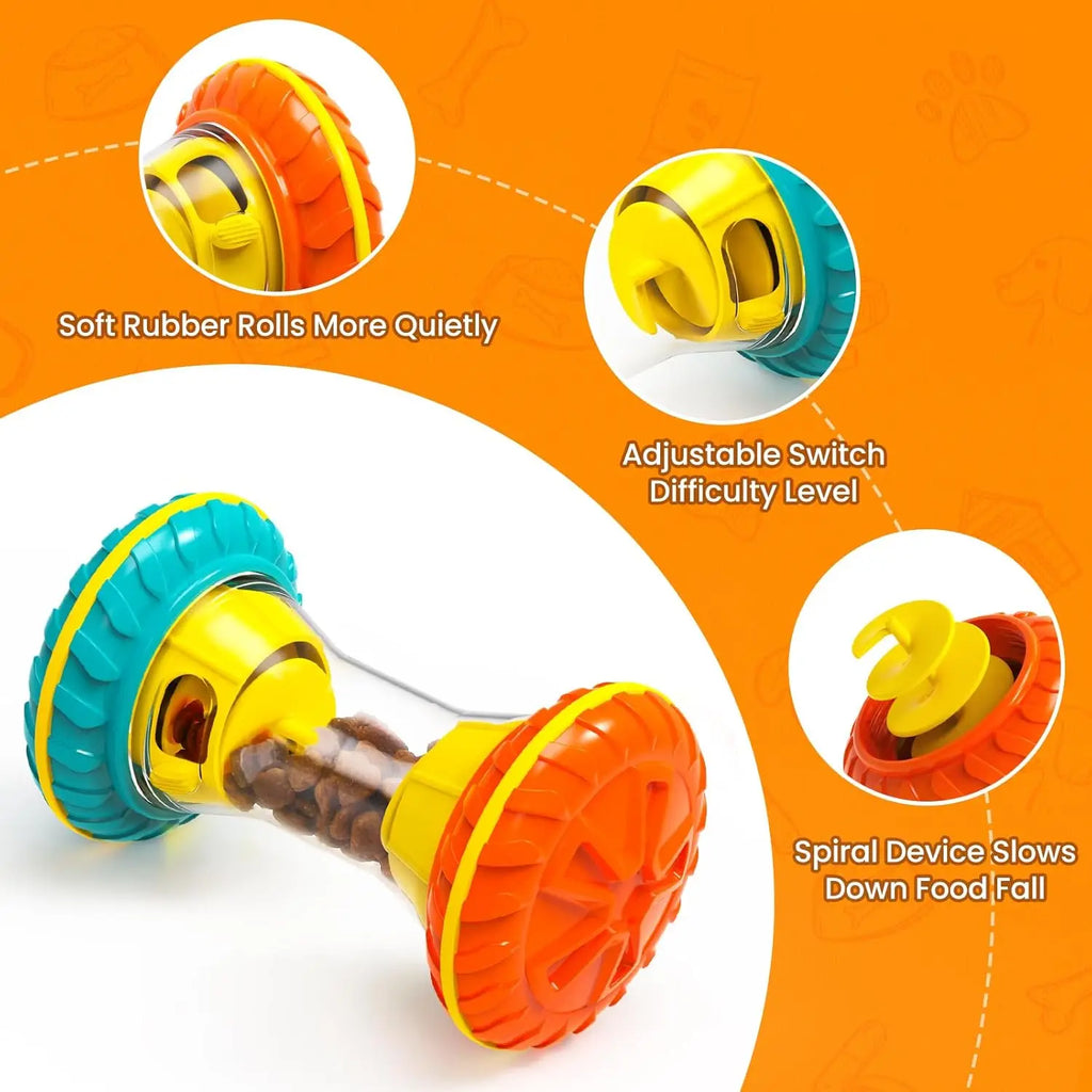 Interactive Dog Puzzle Toy – Treat Dispensing Slow Feeder Dog Puzzle Toy Axl