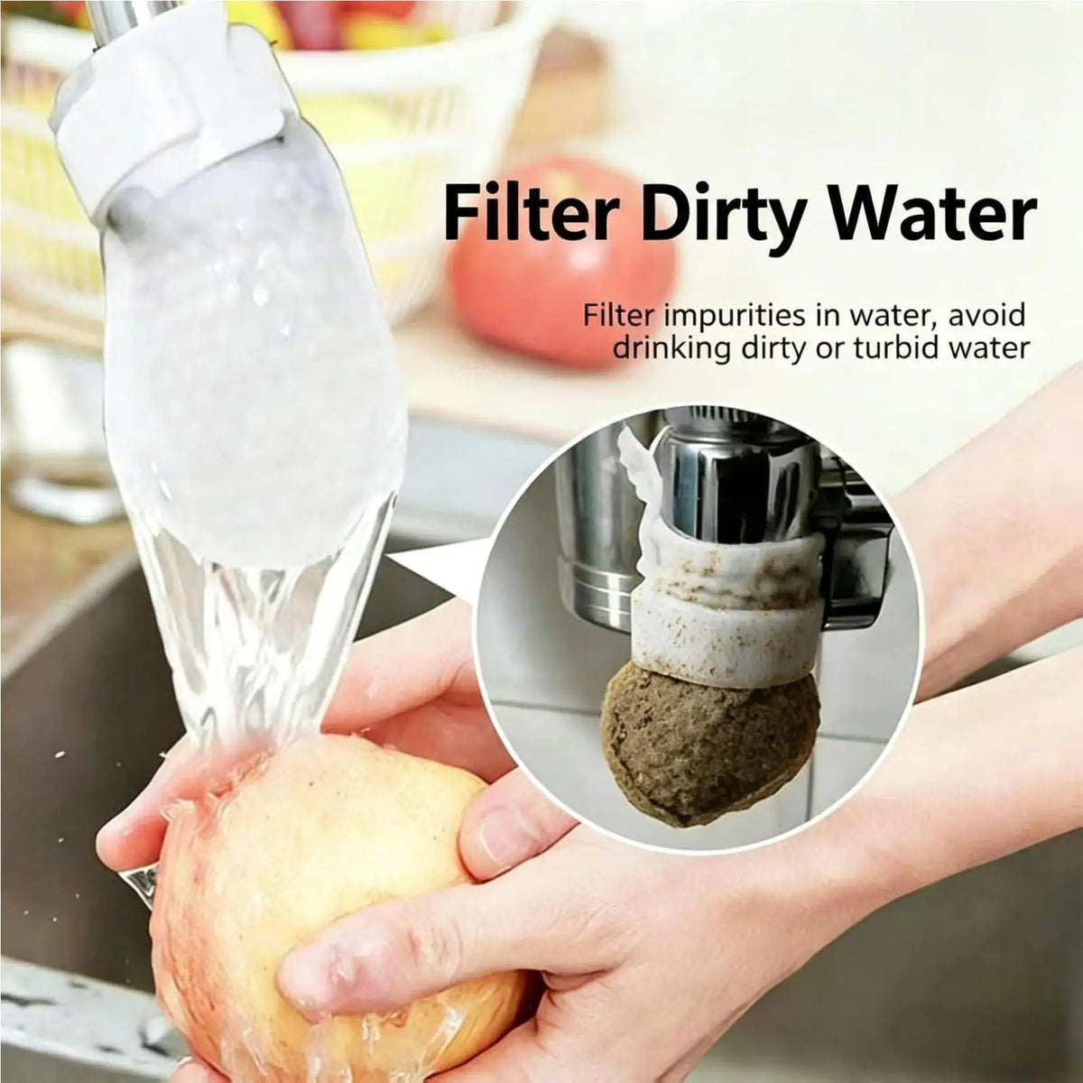 Universal Anti-Splash Faucet Filter Bags – 20 Pack Strainer Faucet Filter Bag Axl