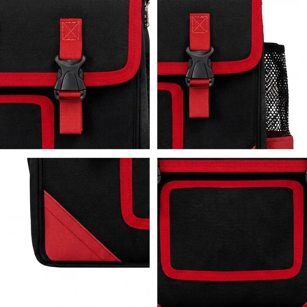 Large Capacity Oxford Tool Bag – Multi-Pocket Electrician Organizer Tool Storage Bag Axl