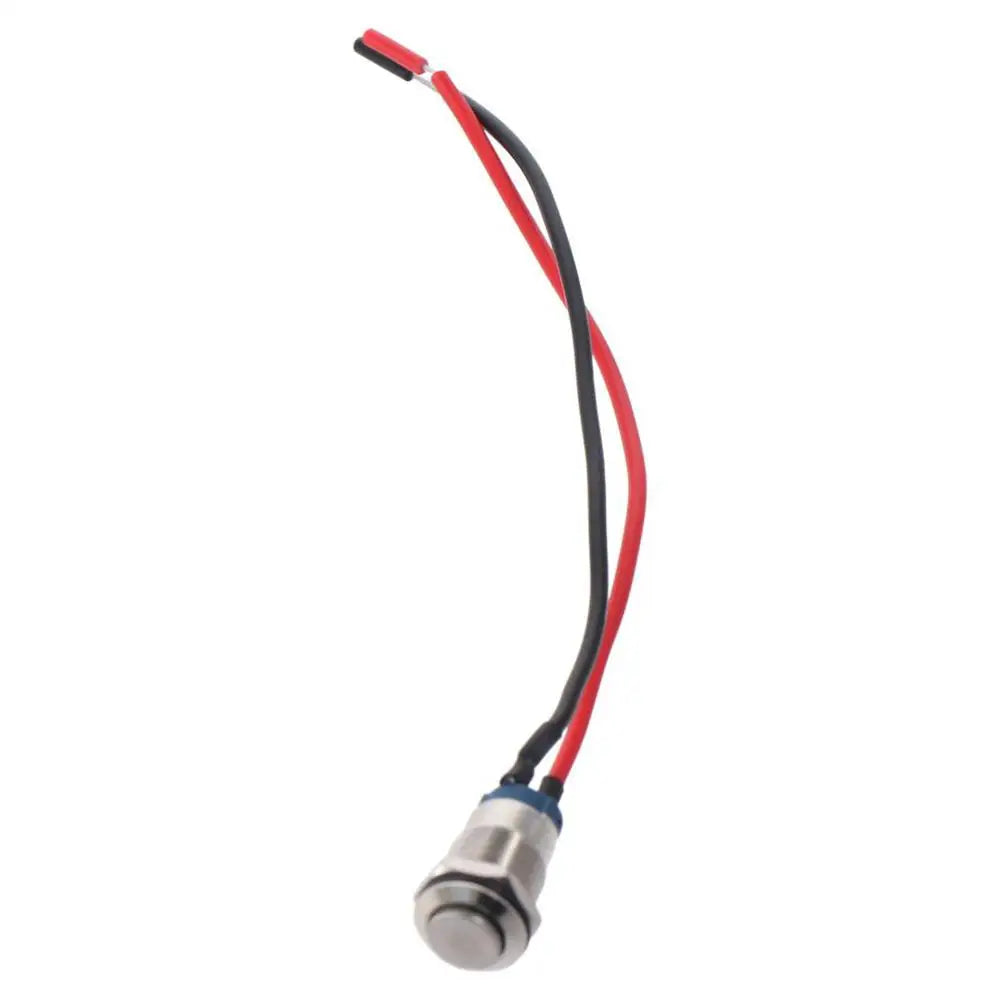 12mm Waterproof Latching Push Button Switch – Stainless Steel Push Button Switch Axl