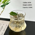 Bamboo Shape Glass Cup – Large Capacity Clear Drinking Mug Glass Drinking Cup Axl 1PCS 401-500ml