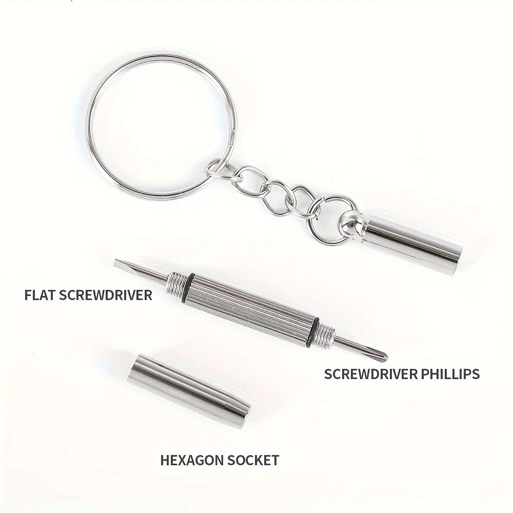 Precision Mini Screwdriver Set with Keychain – 5/10 Pcs Mini Screwdriver Set Axl