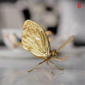 Gold Ant & Butterfly Metal Ornament | Decorative Art Figurine Decorative Figurine Axl B