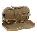 Foldable Car Back Seat Tray Table & Cup Holder Car Seat Tray Axl Beige