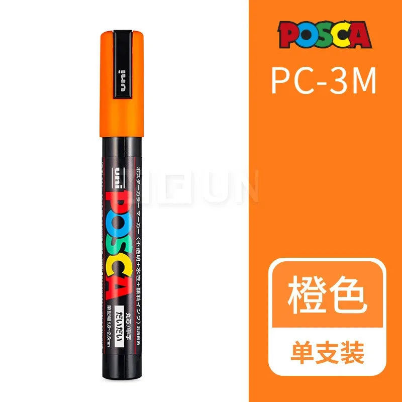 Uni POSCA Acrylic Paint Markers PC-1M 3M 5M – Multi-Colour