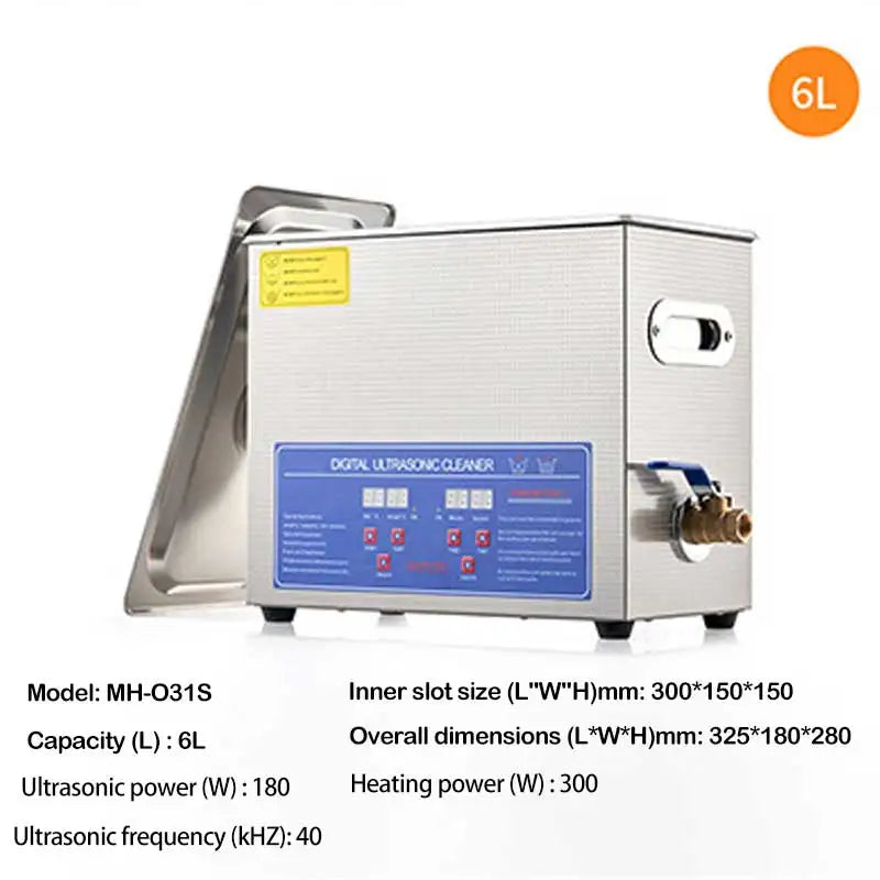 BALASHOV 2L & 6L Ultrasonic Cleaner – 40kHz Digital Jewelry Washer Ultrasonic Cleaner Axl 6.5L 180W US