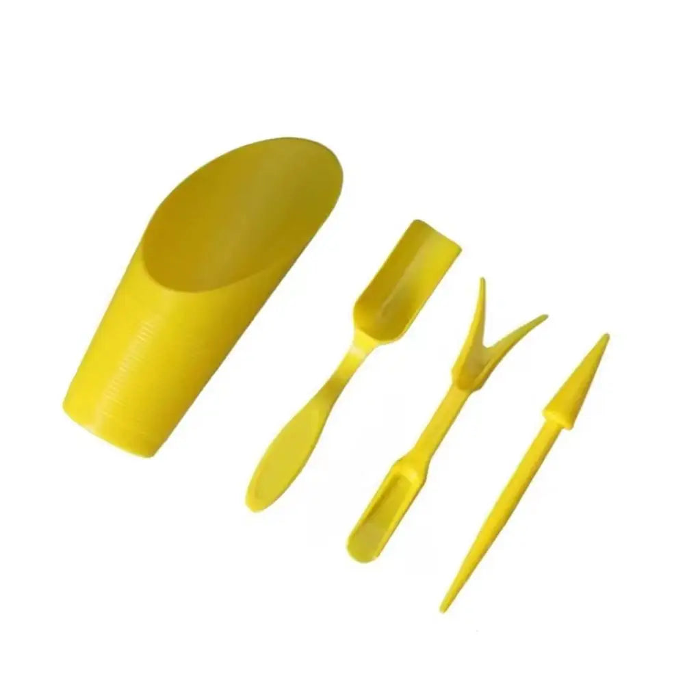 4-Piece Mini Garden Tool Set – Succulent & Potted Plant Tools Mini Garden Tool Set Axl S yellow