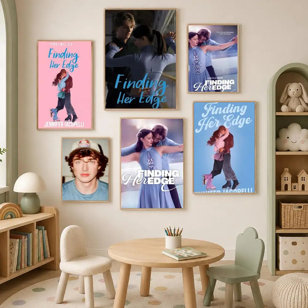 Finding Her Edge Self-Stick HD PVC Wall Art Poster | Waterproof Wall Art Poster Axl