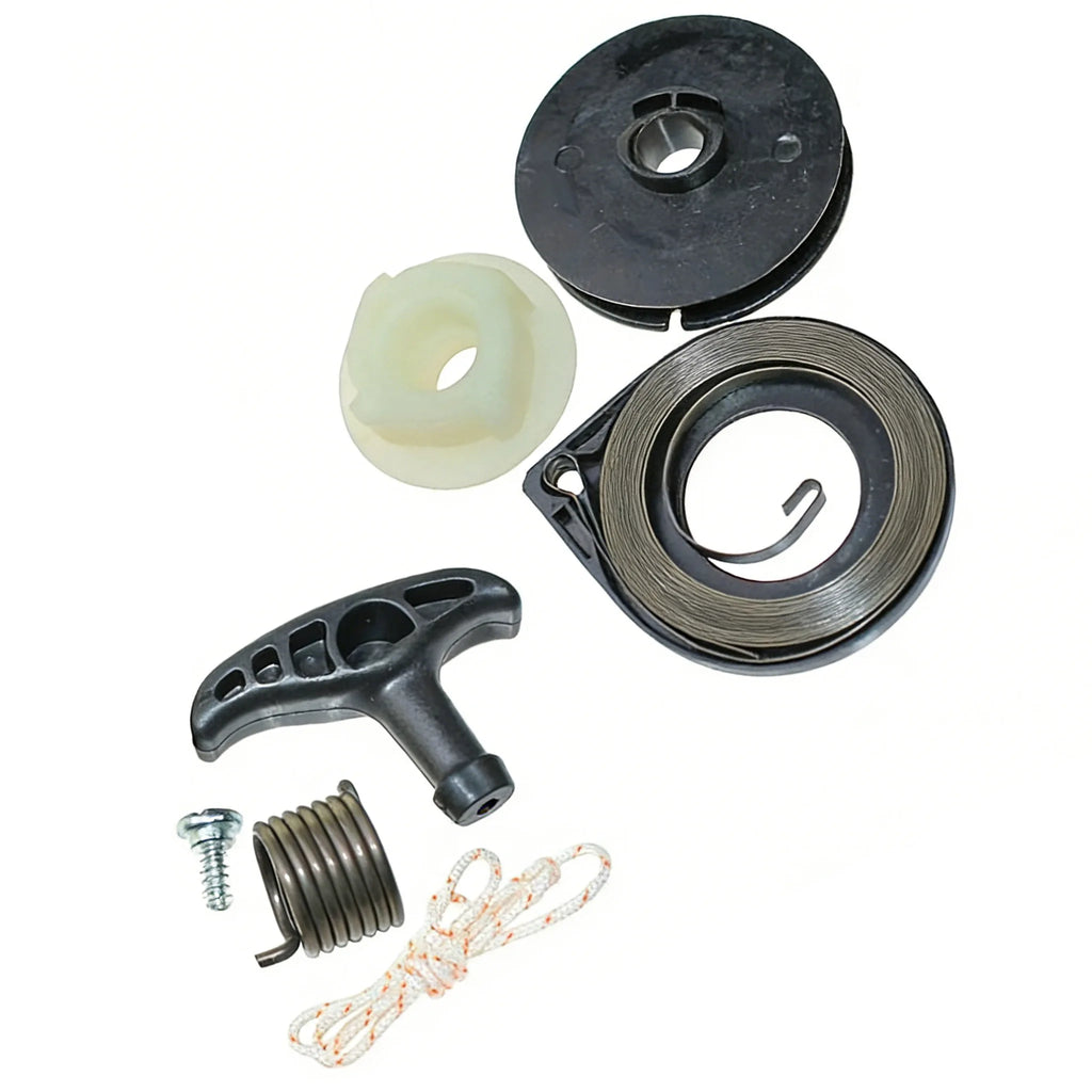Recoil Starter Spring Assembly Kit for CS-370 CS-400 CS-420 Chainsaw Repair Kit Axl