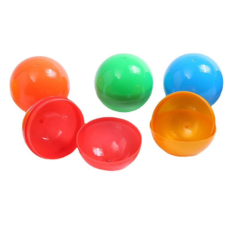 50 Pcs 32mm Clear Plastic Capsule Surprise Balls | Gashapon Capsule Toy Balls Axl