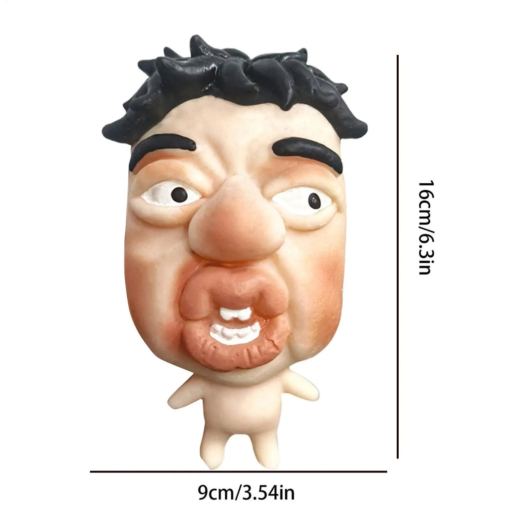 Funny Face Squeeze Fidget Toy – Sensory Craft Figure for All Ages Sensory Squeeze Toy Axl