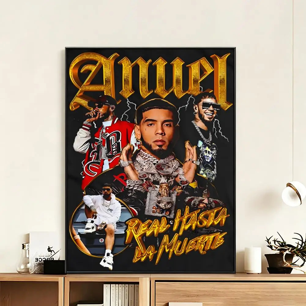 Hip Hop Rapper HD Wall Poster – Waterproof Self-Adhesive Art Wall Art Poster Axl