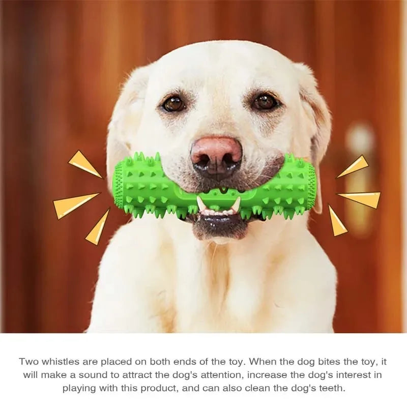 Squeaky Dog Molar Stick – Silicone Treat-Dispensing Chew Toy Dog Chew Toy Axl