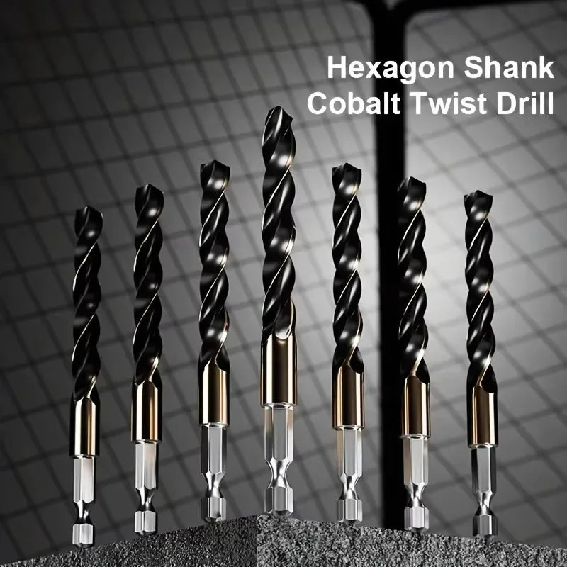 15-Piece HSS M35 Cobalt Twist Drill Bit Set 1.5mm–6.5mm Twist Drill Bit Set Axl