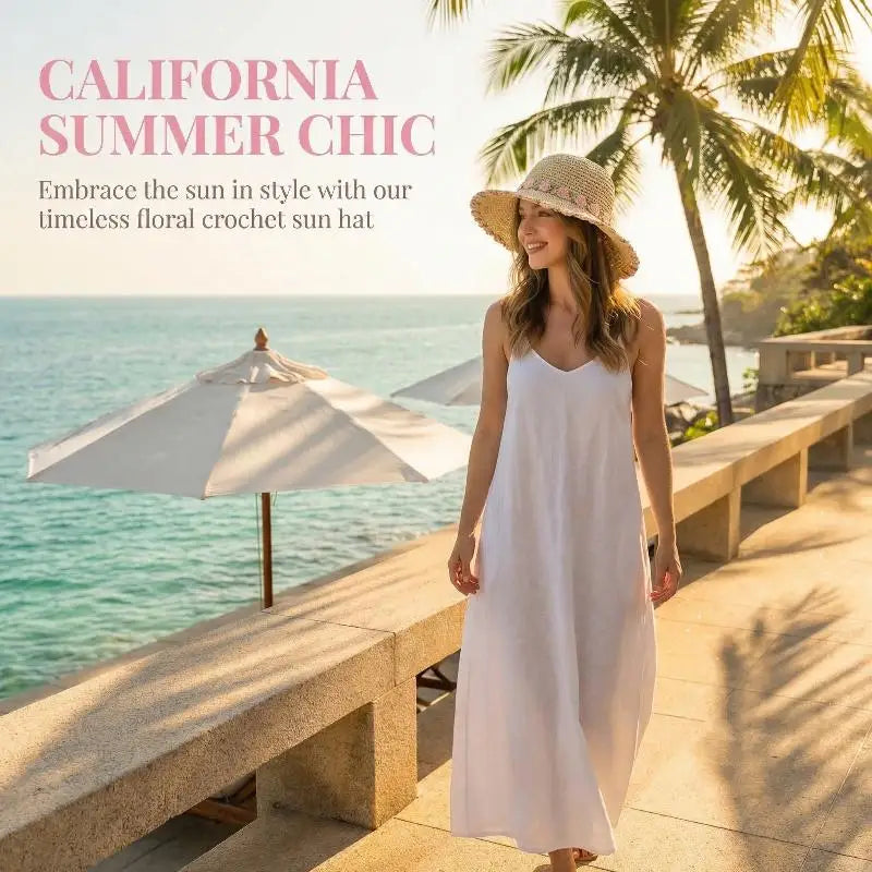 Women's Foldable Wide Brim Straw Sun Hat – Beach & Travel Wide Brim Sun Hat Axl