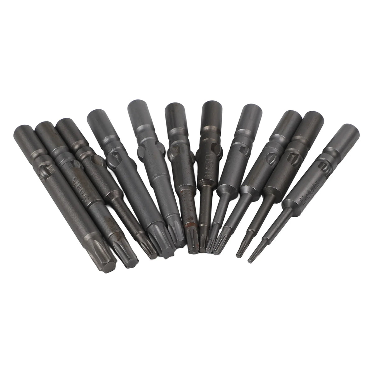 Torx Screwdriver Bit Set 6mm Round Shank | 6 or 11 Piece Screwdriver Bit Set Axl