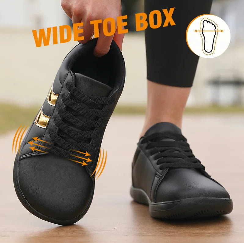 ZULIWAGN Barefoot Wide Toe Canvas Shoes – Men & Women Barefoot Canvas Shoes Axl