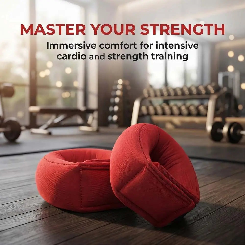 2-Pack 1LB Ankle & Wrist Weights – Adjustable Fitness Weights Ankle Wrist Weights Axl
