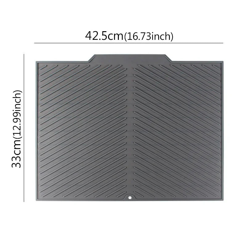 Silicone Draining Board Mat – Folding Drying Pad S/M/L Silicone Drying Mat Axl M 1PCS