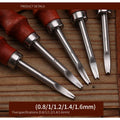 Leather Edge Beveler Skiving Knife – DIY Craft Hand Tool Leather Craft Tool Axl 1.4mm