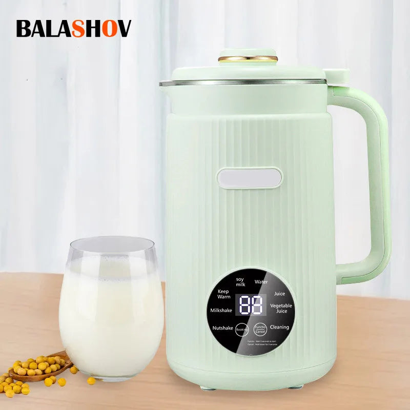 BALASHOV Soy Milk Machine & Food Blender 110V/220V Soy Milk Blender Axl green 110V