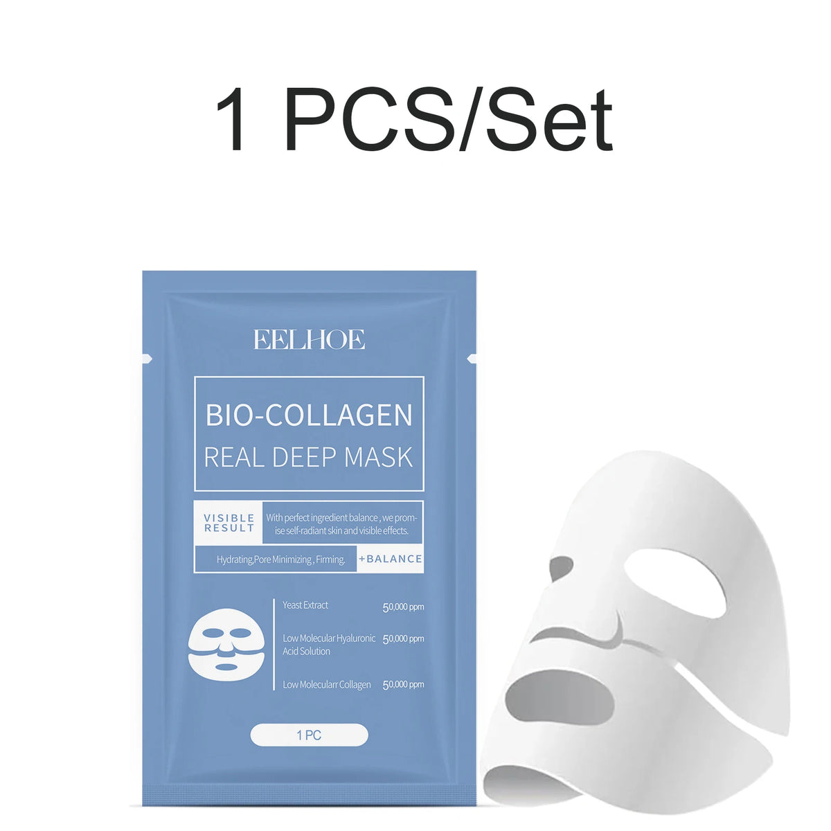 Bio Collagen Deep Face Mask – Hydrating, Firming & Brightening Collagen Face Mask Axl 1PCS Mask