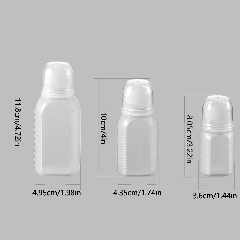 Mini Squeeze Bottles 30/60/100ml – Sauce & Condiment Container Condiment Squeeze Bottle Axl