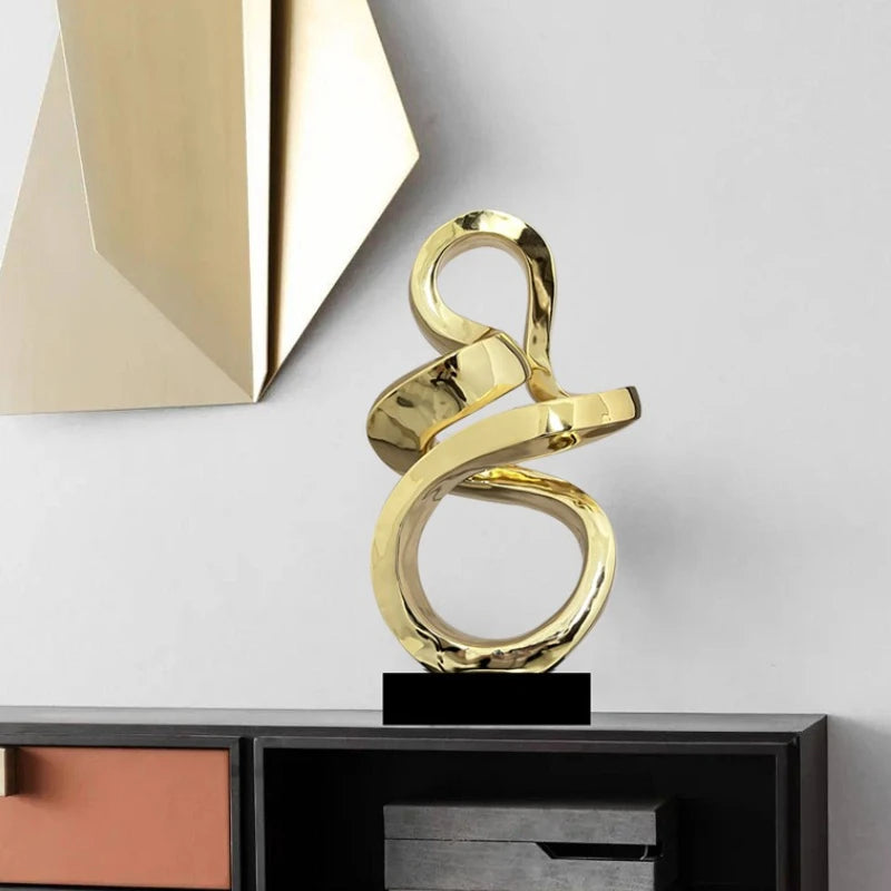 Modern Resin Figurine – Luxury Living Room & Hall Décor Ornament Decorative Figurine Axl