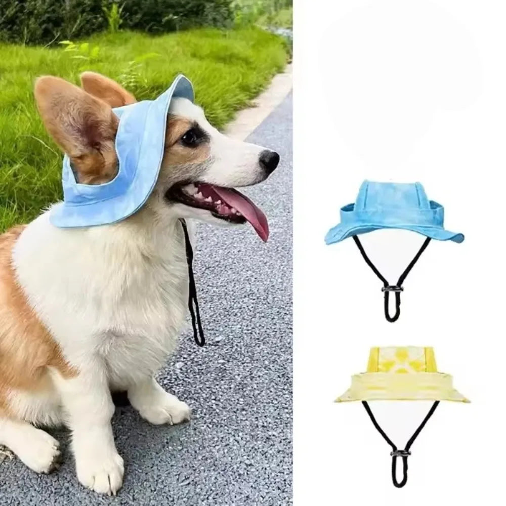 Dog Sun Hat – Breathable Polyester Cap for Small & Medium Dogs Dog Sun Hat Axl