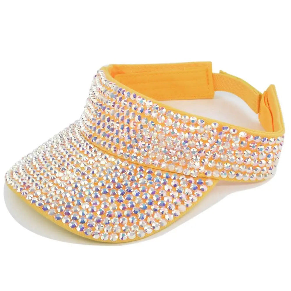 Women's Rhinestone Open Top Baseball Cap – Korean Style Baseball Cap Axl F