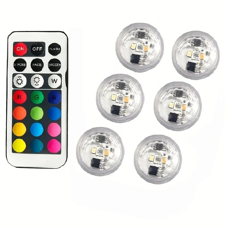 Solar Floating Pool Light – RGB LED 13-Color with Remote Solar Pool Light Axl 6 light 1 Remote
