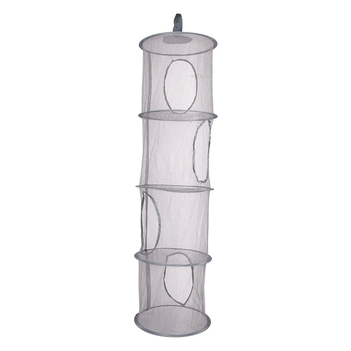 Foldable 4-Compartment Hanging Closet Mesh Organizer Closet Hanging Organizer Axl