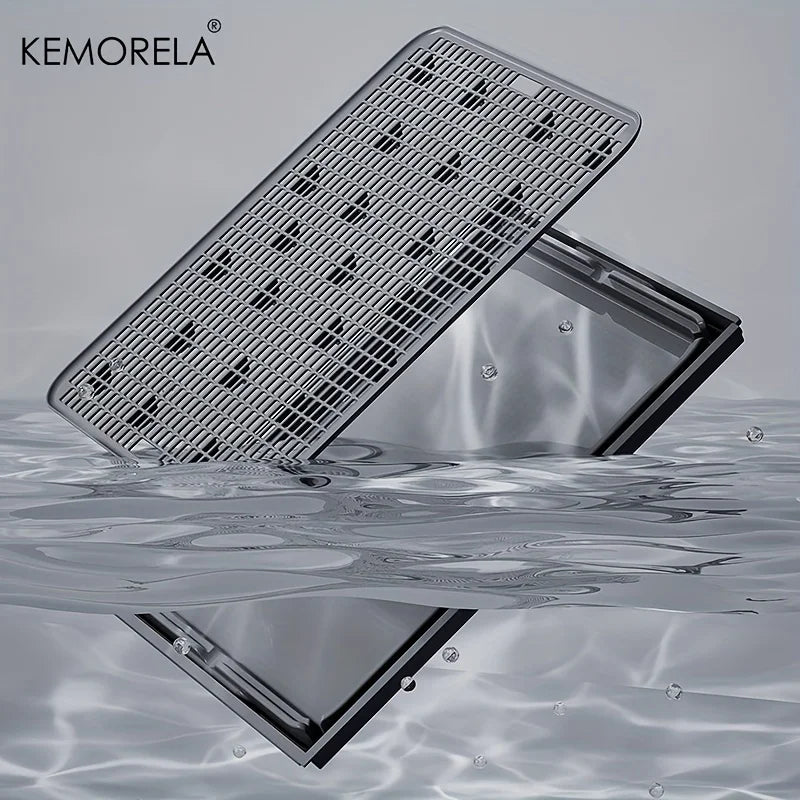 KEMORELA XL Stainless Steel Cat Litter Box with Lid | Enclosed Cat Litter Box Axl