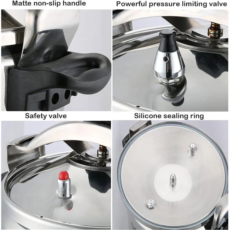 PGY 3L/5L/7L Aluminum Pressure Cooker for Gas Stove | PGY Pressure Cooker Axl