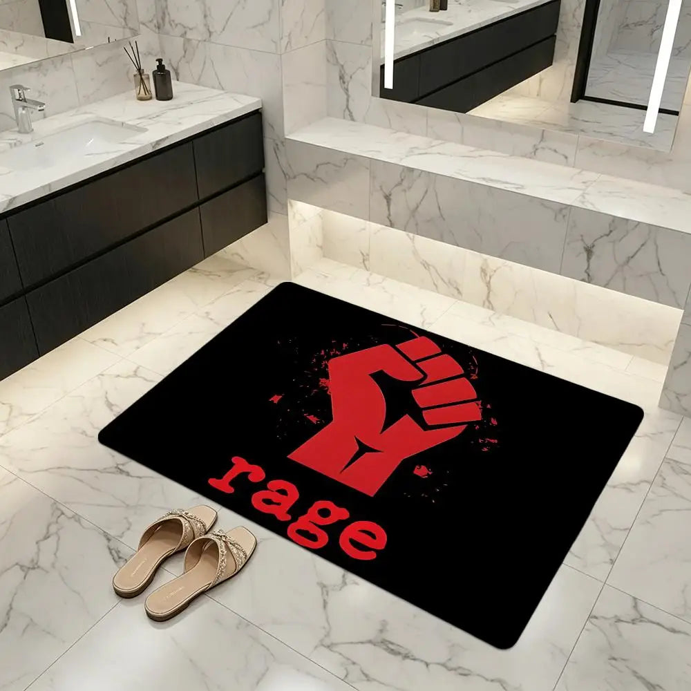 Rage Against the Machine Diatomite Bath Mat | Quick Dry Diatomite Bath Mat Axl